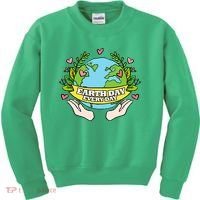 Earth Day Everyday Awareness Kids Sweatshirt thumb 0