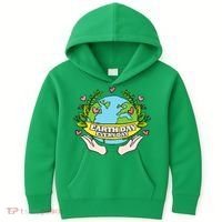 Earth Day Everyday Awareness Kids Hoodie thumb 0