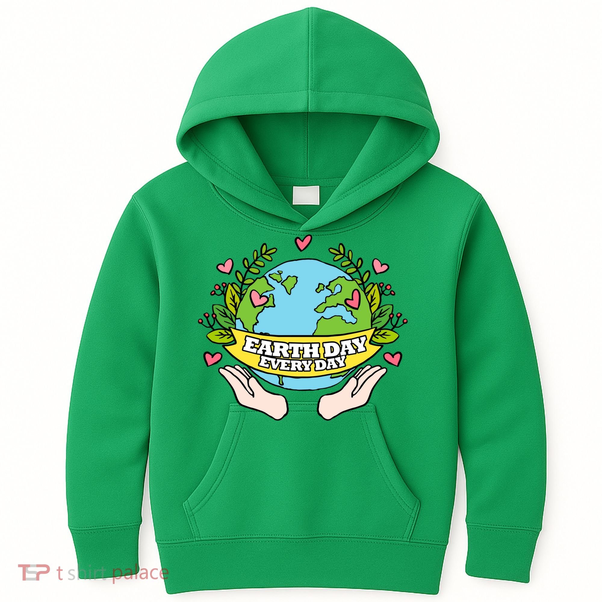 Earth Day Everyday Awareness Kids Hoodie