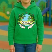 Earth Day Everyday Awareness Kids Hoodie thumb 3
