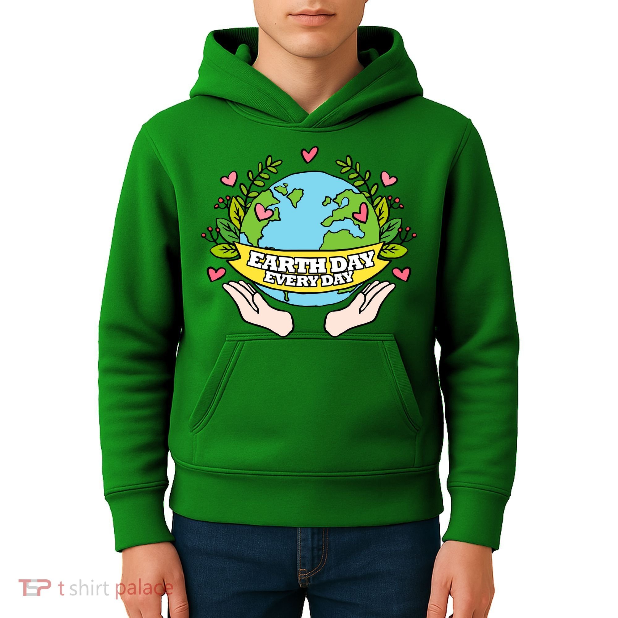 Earth Day Everyday Awareness Kids Hoodie