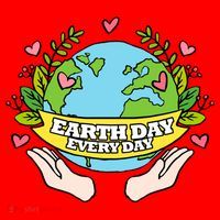 Earth Day Everyday Awareness Santa Hat thumb 1