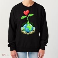 Earth Day Everyday Nature Heart Women's Sweatshirt thumb 0