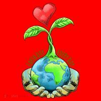 Earth Day Everyday Nature Heart Santa Hat thumb 1