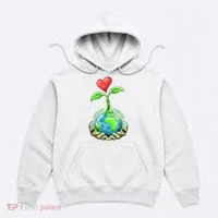 Earth Day Everyday Nature Heart Hoodie thumb 0