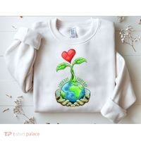 Earth Day Everyday Nature Heart Sweatshirt thumb 2
