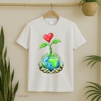 Earth Day Everyday Nature Heart T-Shirt thumb 2