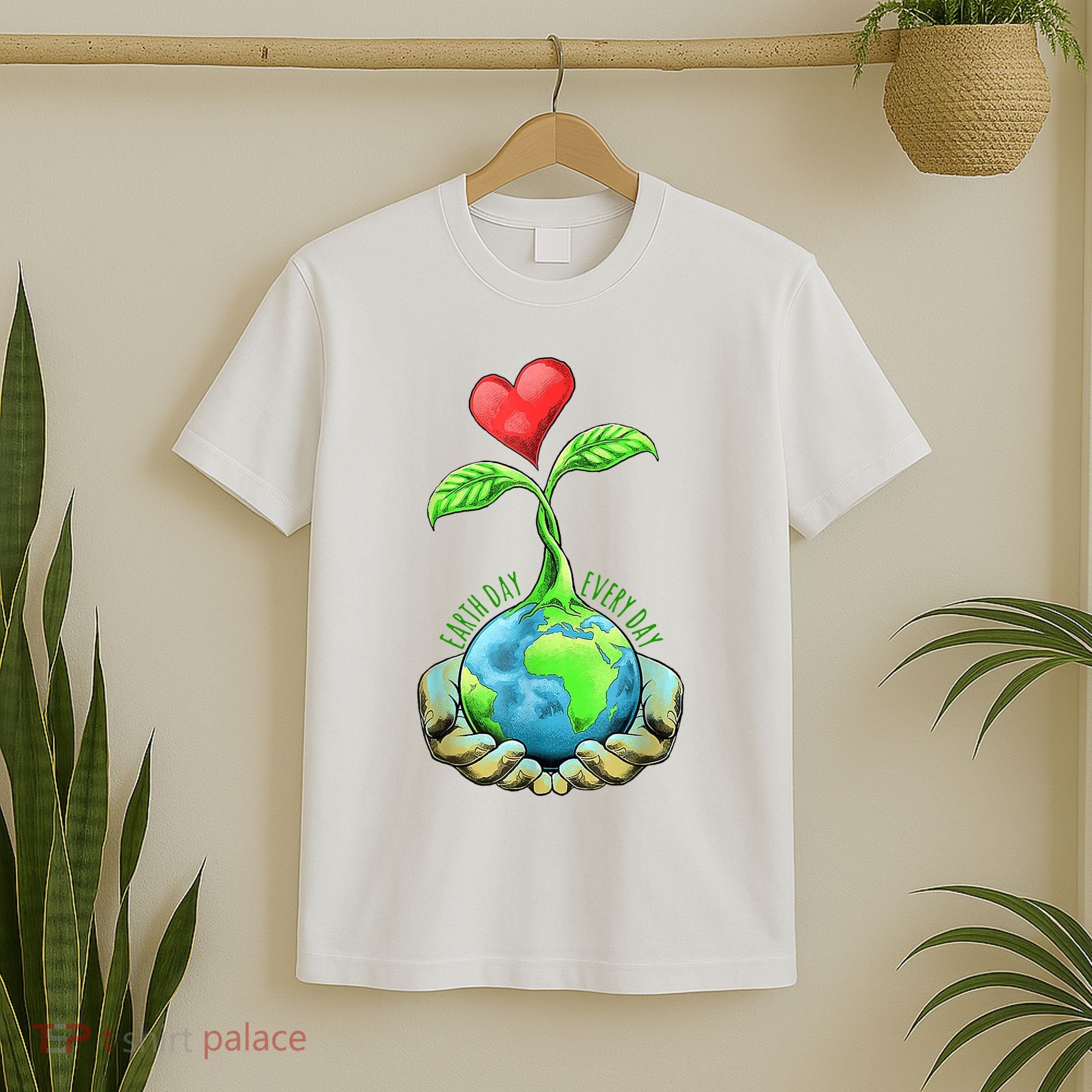 Earth Day Everyday Nature Heart T-Shirt