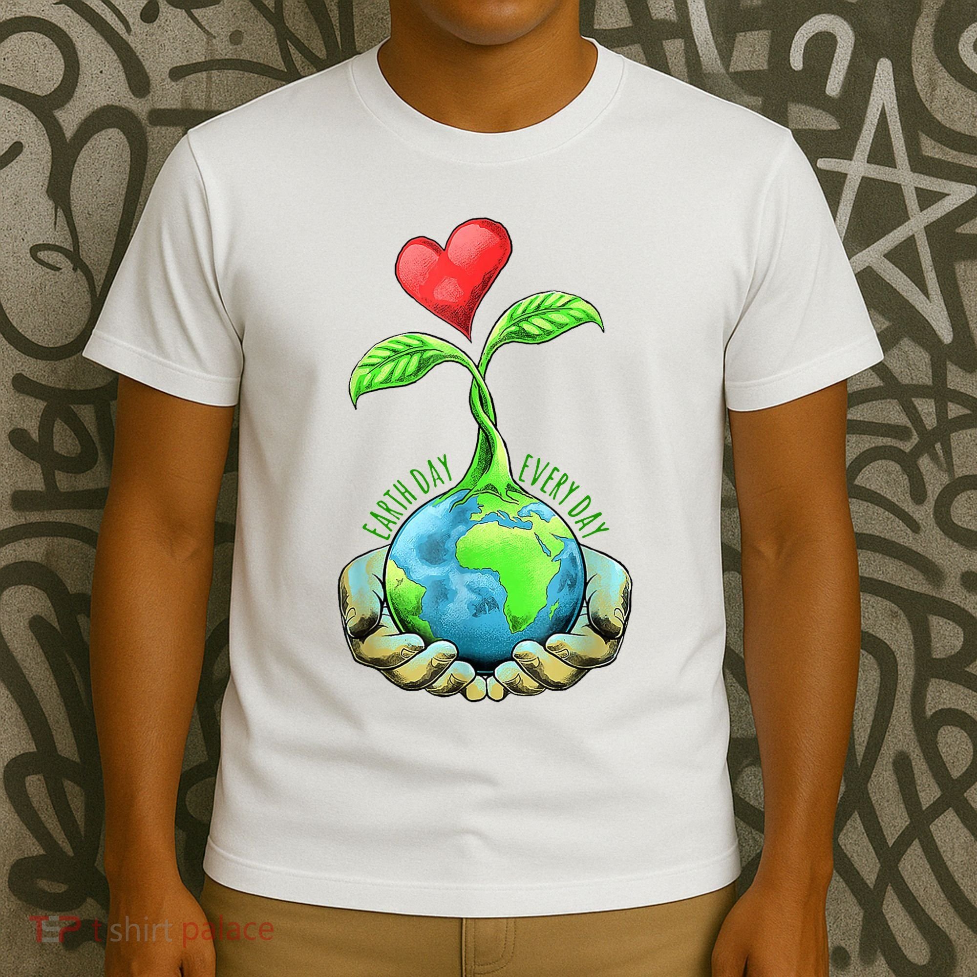 Earth Day Everyday Nature Heart T-Shirt