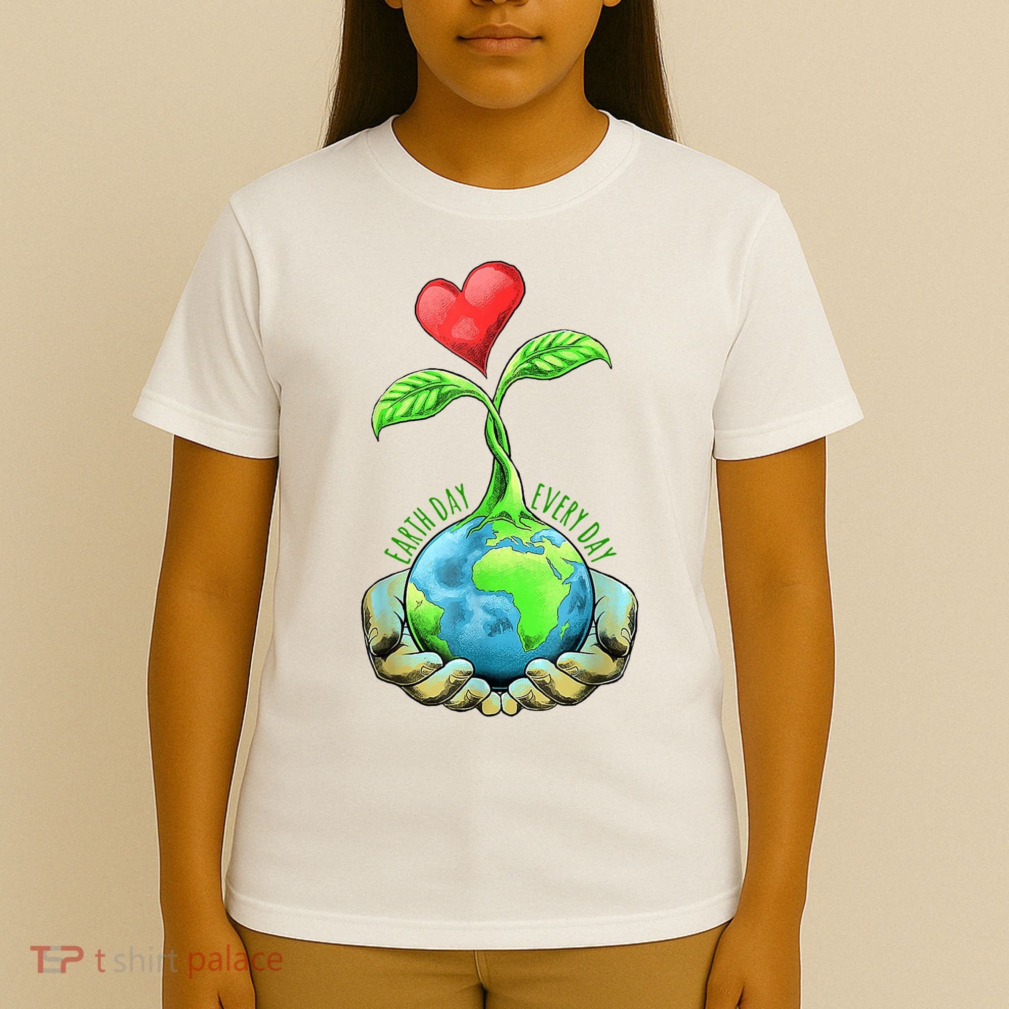 Earth Day Everyday Nature Heart T-Shirt