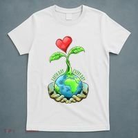 Earth Day Everyday Nature Heart T-Shirt thumb 5