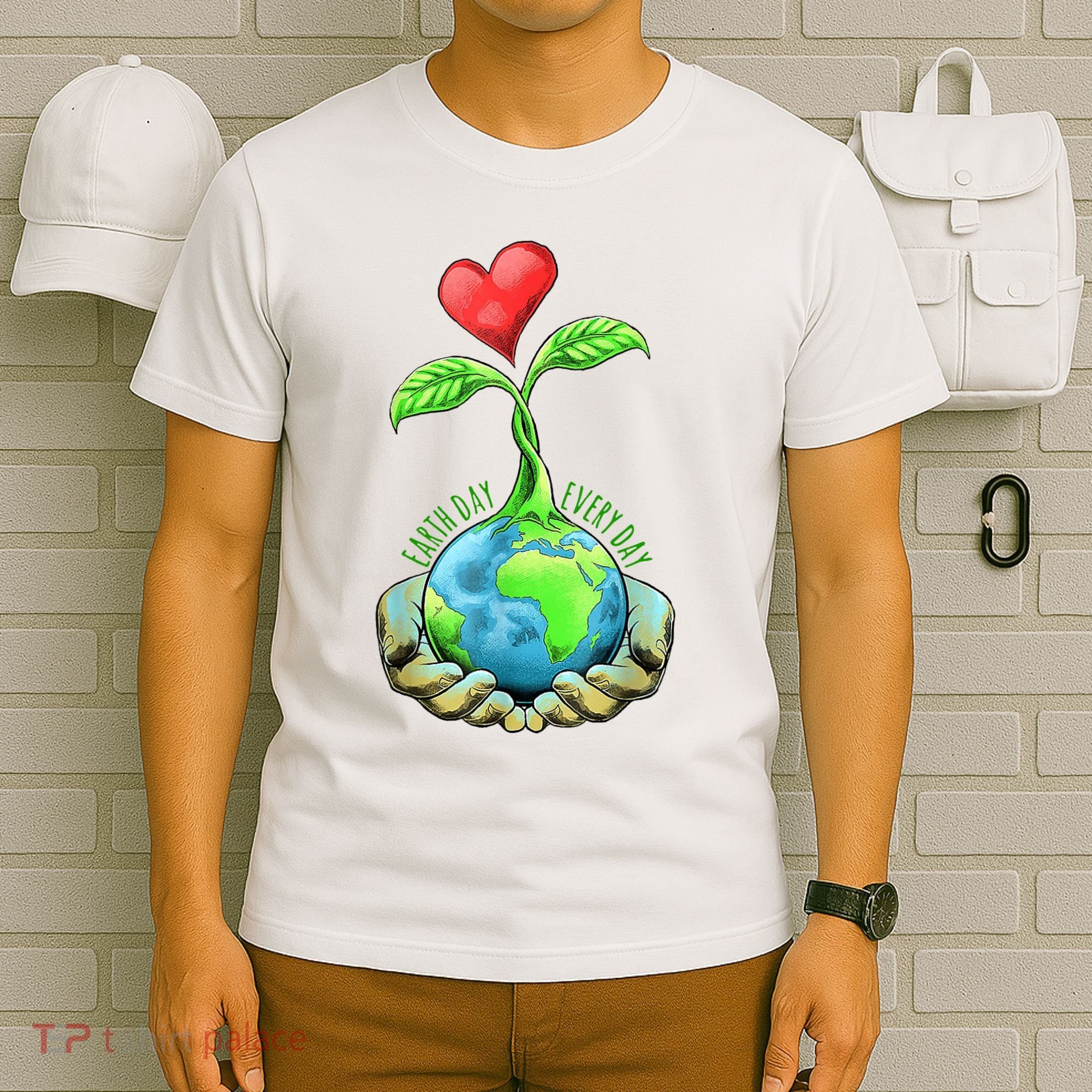 Earth Day Everyday Nature Heart T-Shirt
