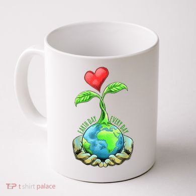 Earth Day Everyday Nature Heart Coffee Mug