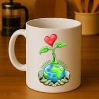 Earth Day Everyday Nature Heart Coffee Mug thumb 4