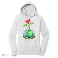 Earth Day Everyday Nature Heart Women's Hoodie thumb 0