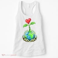 Earth Day Everyday Nature Heart Women's Tank Top thumb 0