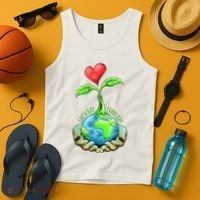 Earth Day Everyday Nature Heart Tank Top thumb 4