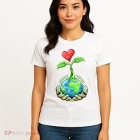 Earth Day Everyday Nature Heart Women's T-Shirt thumb 4