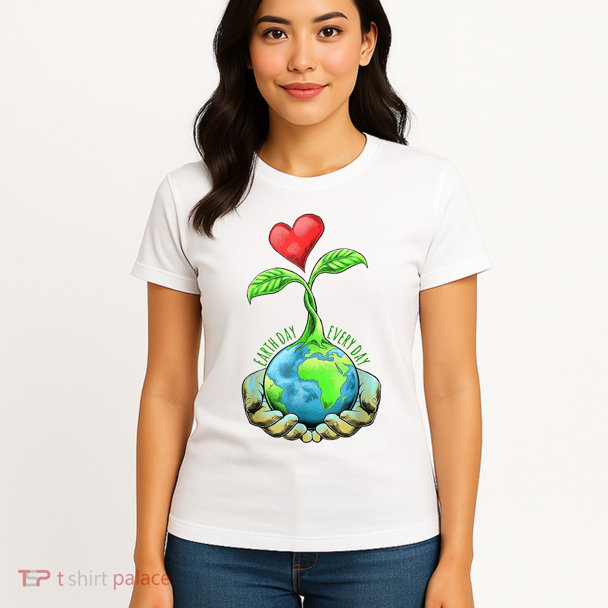 Earth Day Everyday Nature Heart Women's T-Shirt