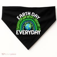 Earth Day Everyday Nature Rainbow USA-Made Doggie Bandana thumb 0