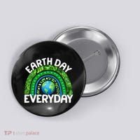 Earth Day Everyday Nature Rainbow Button thumb 0