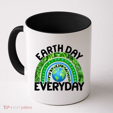 Earth Day Everyday Nature Rainbow Coffee Mug