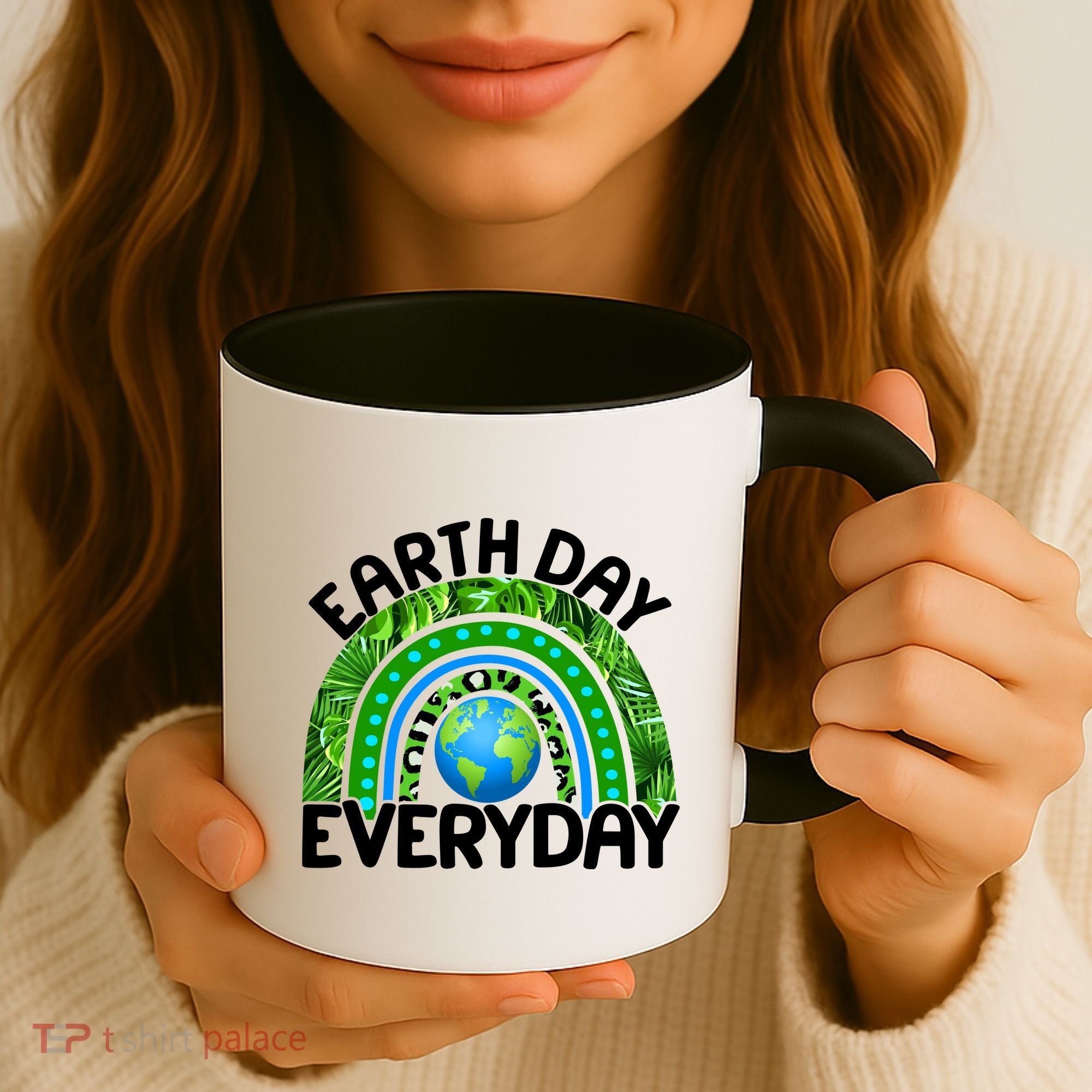 Earth Day Everyday Nature Rainbow Coffee Mug