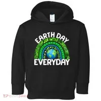 Earth Day Everyday Nature Rainbow Toddler Hoodie thumb 0