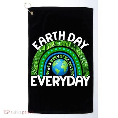 Earth Day Everyday Nature Rainbow Golf Towel