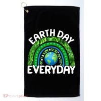 Earth Day Everyday Nature Rainbow Golf Towel thumb 0