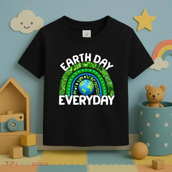 Earth Day Everyday Nature Rainbow Toddler T-Shirt