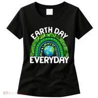 Earth Day Everyday Nature Rainbow Women's T-Shirt thumb 0