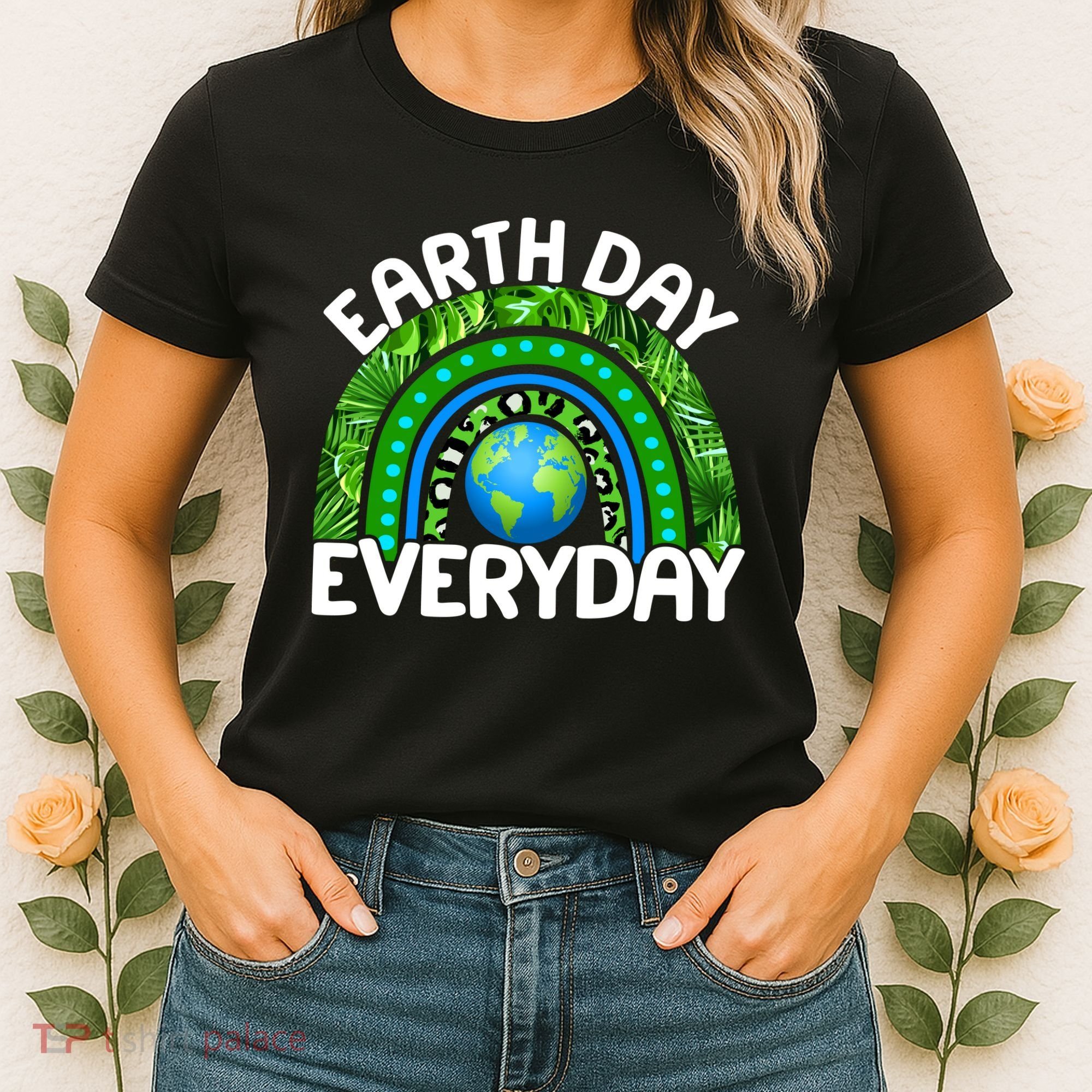 Earth Day Everyday Nature Rainbow Women's T-Shirt