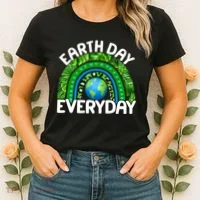 Earth Day Everyday Nature Rainbow Women's T-Shirt thumb 2