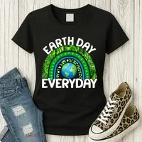 Earth Day Everyday Nature Rainbow Women's T-Shirt thumb 3