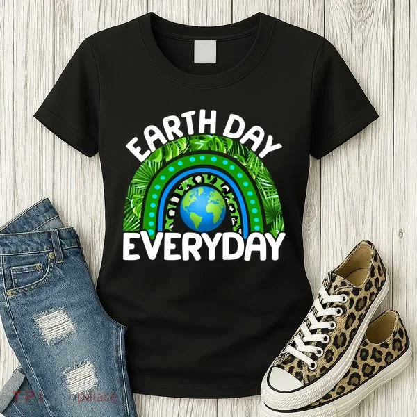 Earth Day Everyday Nature Rainbow Women's T-Shirt