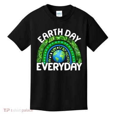 Earth Day Everyday Nature Rainbow Kids T-Shirt