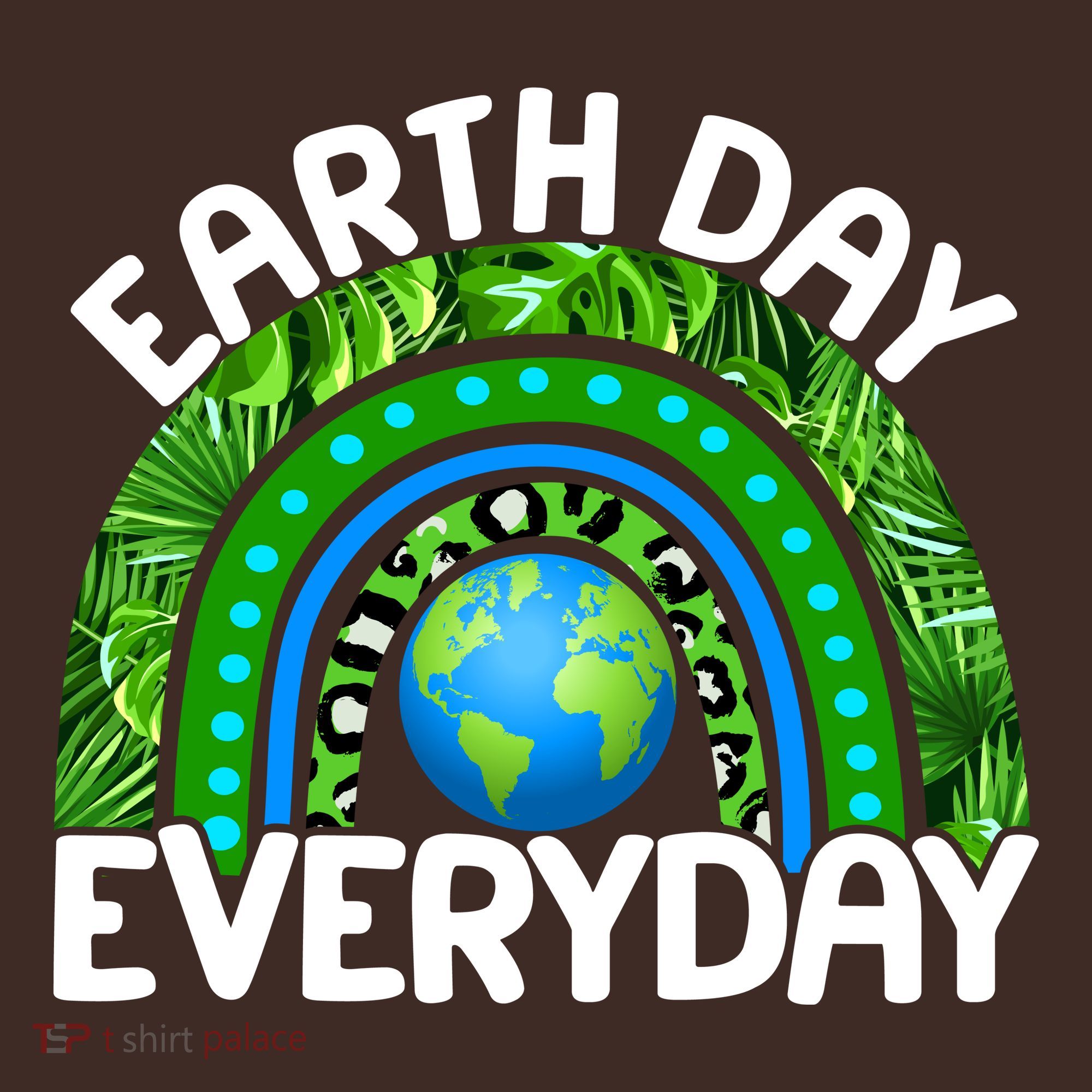 Earth Day Everyday Nature Rainbow Beanie