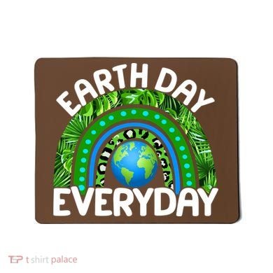 Earth Day Everyday Nature Rainbow Mousepad