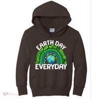 Earth Day Everyday Nature Rainbow Kids Hoodie thumb 0