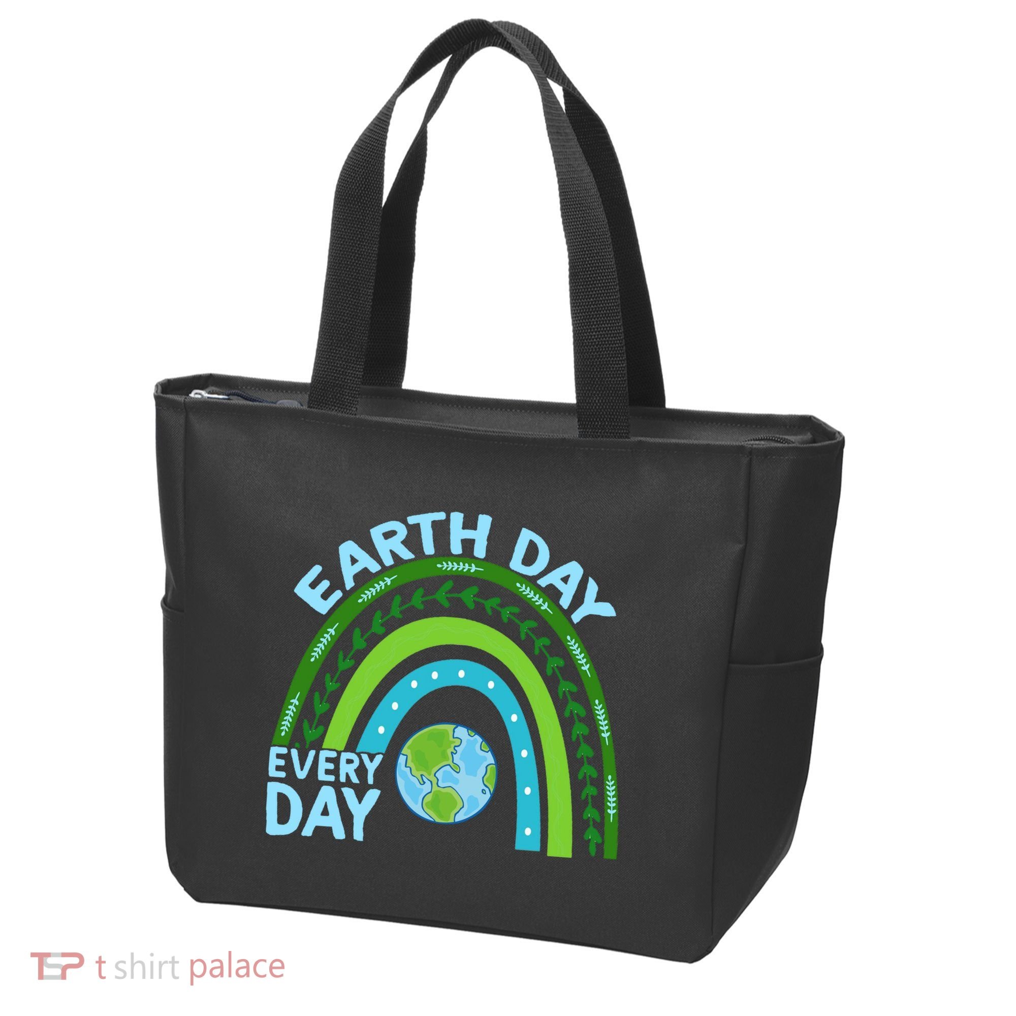Earth Day Everyday Rainbow Tote Bag
