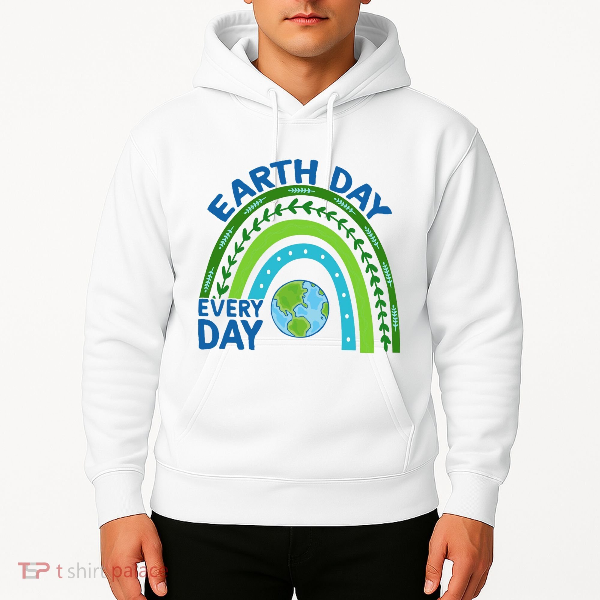 Earth Day Everyday Rainbow Hoodie
