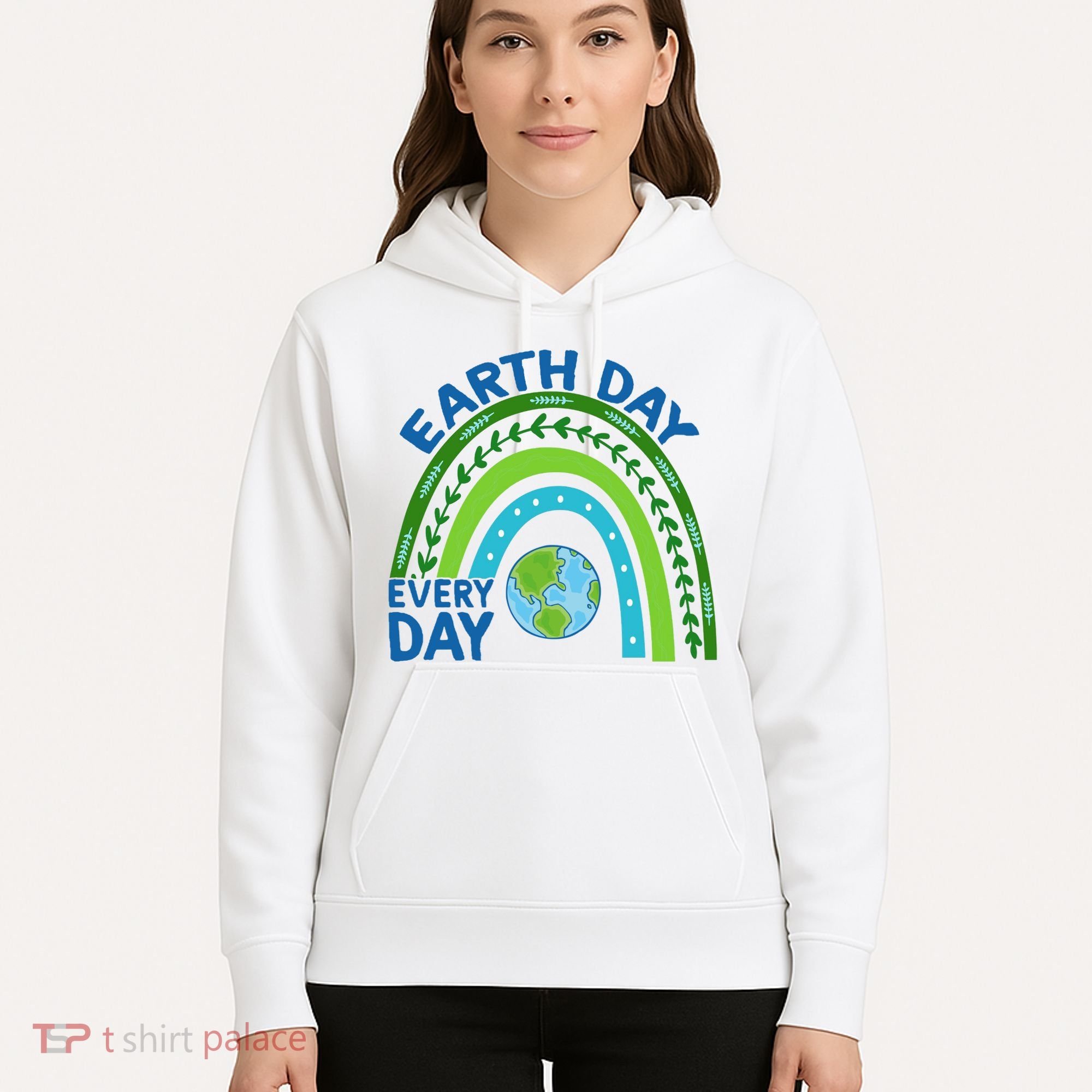 Earth Day Everyday Rainbow Hoodie