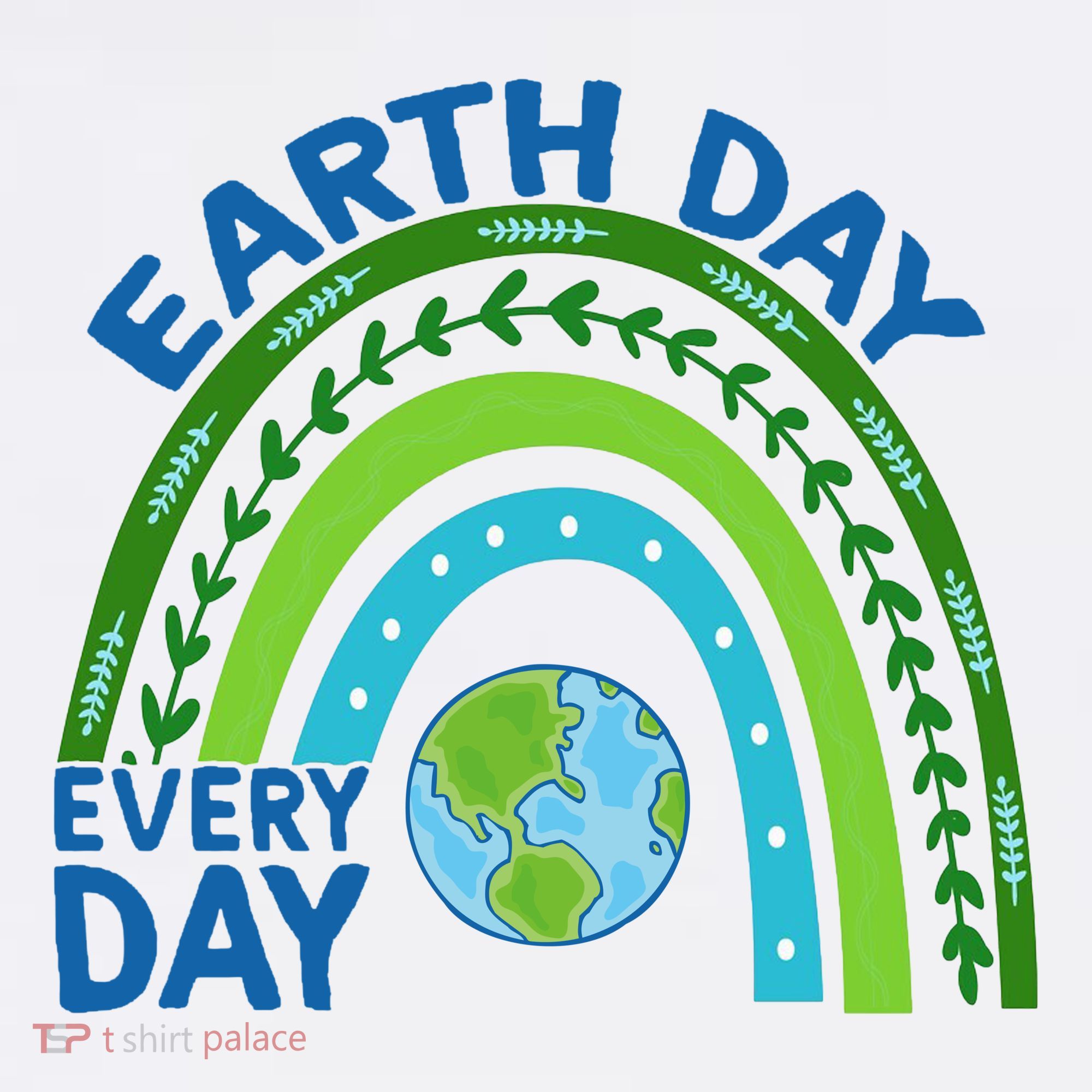 Earth Day Everyday Rainbow Long Sleeve Shirt