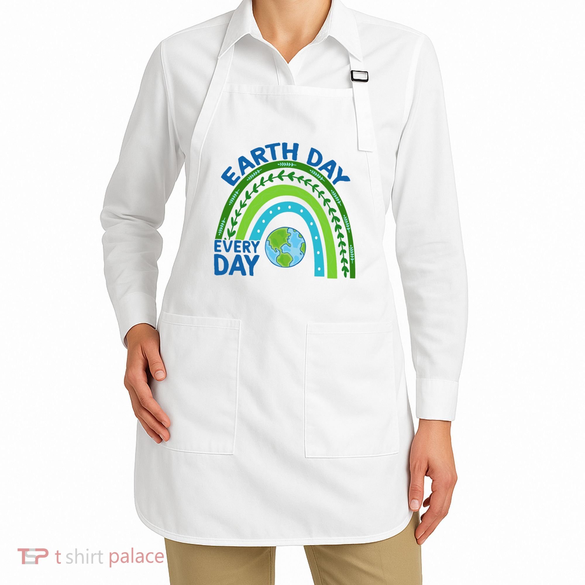 Earth Day Everyday Rainbow Apron