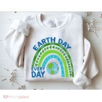 Earth Day Everyday Rainbow Sweatshirt thumb 2