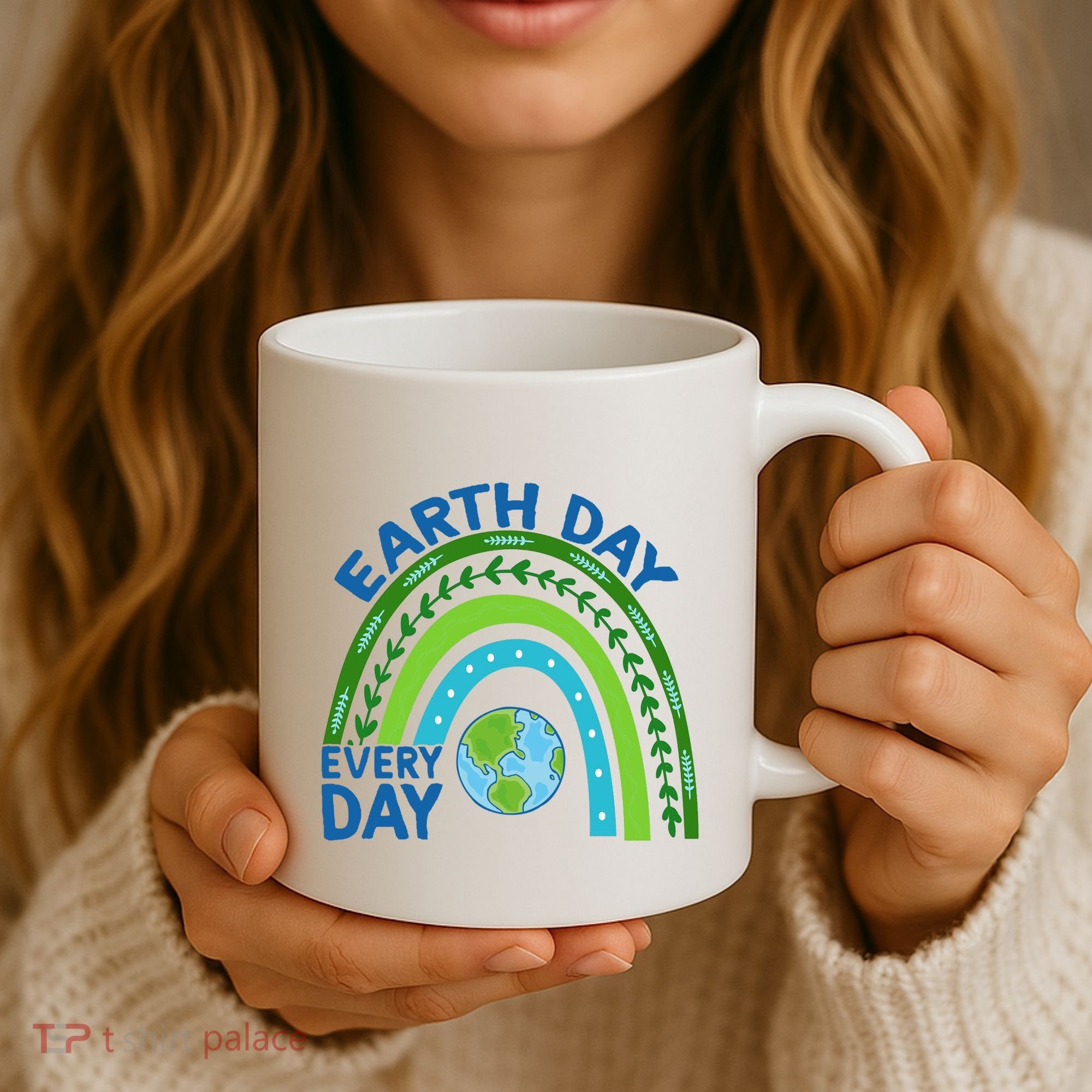 Earth Day Everyday Rainbow Coffee Mug