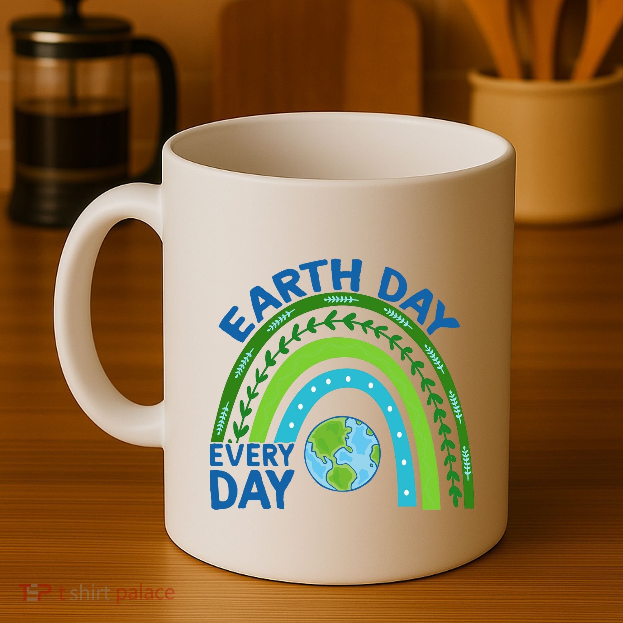 Earth Day Everyday Rainbow Coffee Mug
