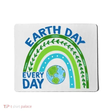 Earth Day Everyday Rainbow Mousepad
