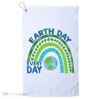 Earth Day Everyday Rainbow Golf Towel thumb 0